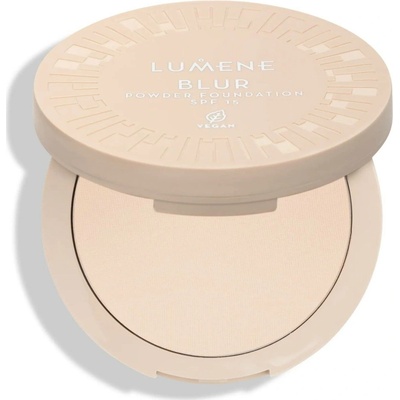 Lumene Blur kompaktní pudr a make-up 2 v 1 SPF15 No. 1 10 g