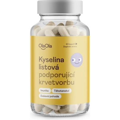 OlaOla Kyselina listová podporujúca krvotvorbu 60 kapsúl