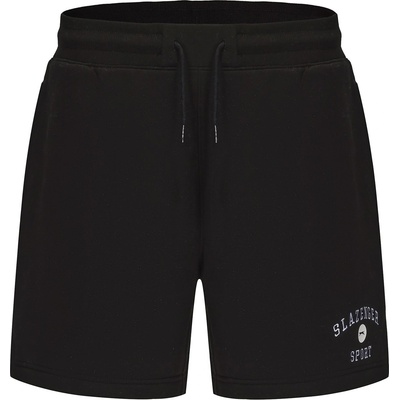 Slazenger Fleece Large Logo Short Mens - Black