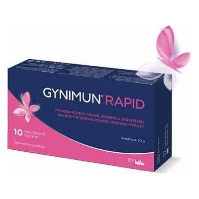 Gynimun Rapid vaginálne čapíky 10 ks