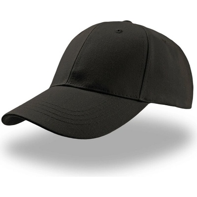 Atlantis Headwear KZoom 6 panelová baseballová COT33000300299-black Černá