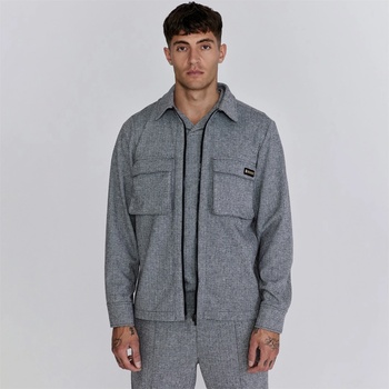 Image 1 of SikSilk Men's Smart Overshirt - Grey