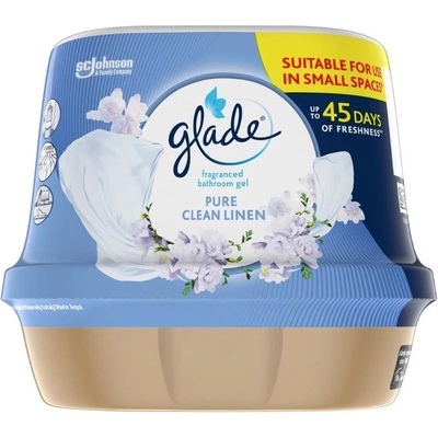 Glade Vonný gel do koupelny CleanLinen 180 g