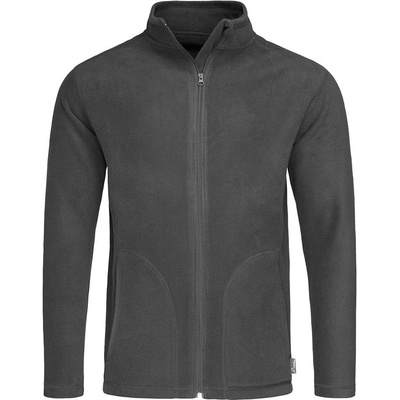 Stedman ACTIVE FLEECE JACKET MEN sivá