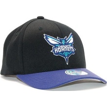 Mitchell & Ness Charlotte Hornets 2 Tone Black/Purple Snapback Černá Fialová Šedá