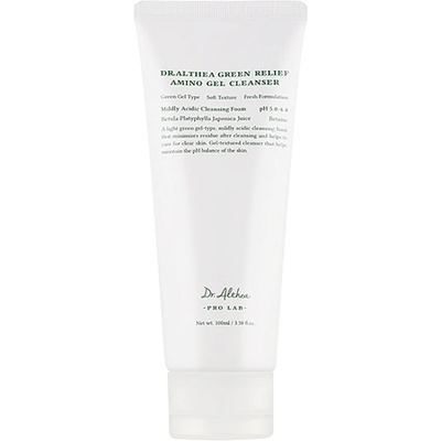 Dr. Althea Green Relief Amino Gel Cleanser Cleansing Gel почистващ нежен гел за лице унисекс 100 мл