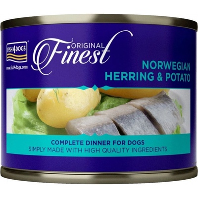 Fish4Dogs Finest Nórsky sleď so zemiakom 185 g