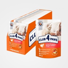 CLUB 4 PAWS Premium for kittens With turkey in jelly 24 x 80 g
