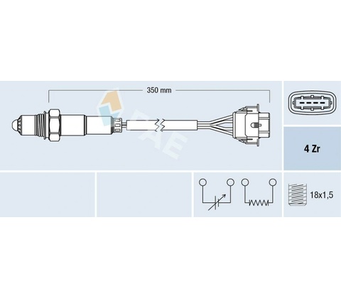 Lambda sonda FAE 77155