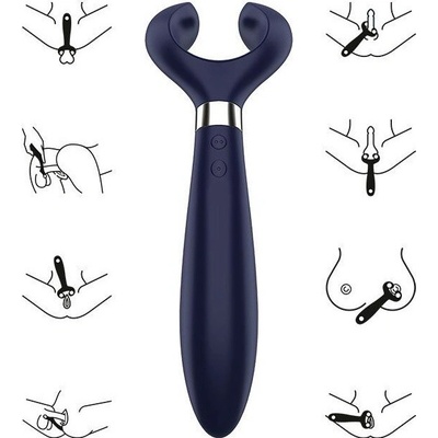Satisfyer Partner Multifun 3 modrý