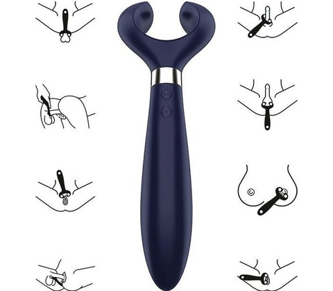 Satisfyer Partner Multifun 3 modrý