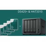 Synology DS425+ 4x12TB NAS устройство