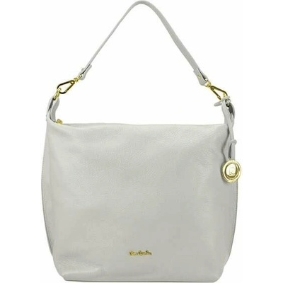 Pierre Cardin dámska kožená kabelka FRZ 1598 DOLLARO Shopperbag Ash Natural Leather