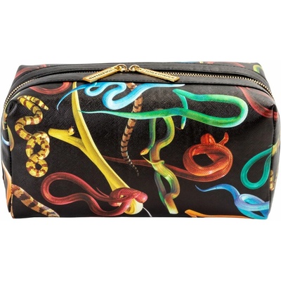 Seletti Taška TOILETPAPER SNAKES 25,5 x 12 cm čierna
