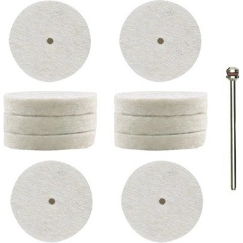 Proxxon Filcové leštiace kotúče, priemer 22, 10 ks