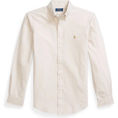 Ralph Lauren Риза с дълъг ръкав Polo Ralph Lauren Men's Slim Fit Oxford Long Sleeve Shirt - Beige