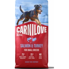Carnilove Active Dog Made with Salmon & Turkey for Adult Small Breeds 12 kg