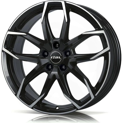 RIAL Lucca 7,5x17 5x115 ET45 black polished
