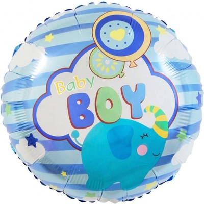 GoDan Балон от фолио Момченце, кръгъл, 45 см