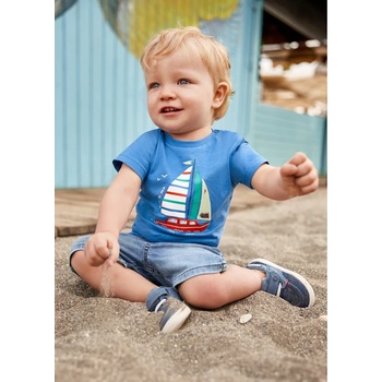 Mayoral Бермуди soft denim с ластик за бебе момче Майорал