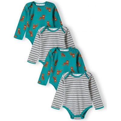 Minoti Body dojčenské pack Minoti mbaby Tigrík