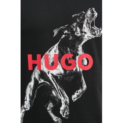 HUGO Памучна тениска HUGO Deyladec (50530607)
