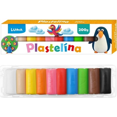 LUMA trading Plastelína 10 barev 661615
