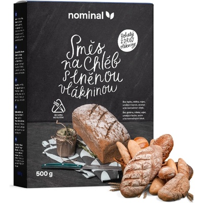 Nominal Bezlepková směs na chléb s lněnou vláklinou 0,5 kg – Zboží Dáma