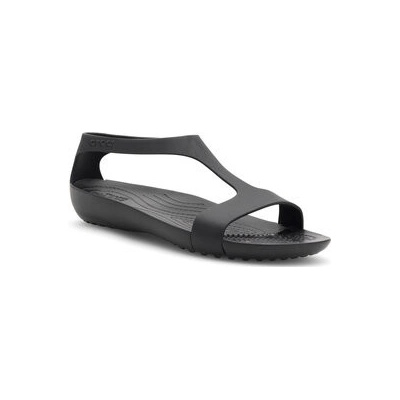 Crocs Sandály SERENA SANDAL 205469-060 Černá – Zboží Mobilmania