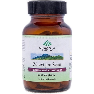Organic India Zdraví pro ženu 60 kapsúl