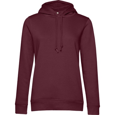 B&C Collection B&c inspire hooded women / Дамски суичър с качулка - бордо s (01w34b37001)