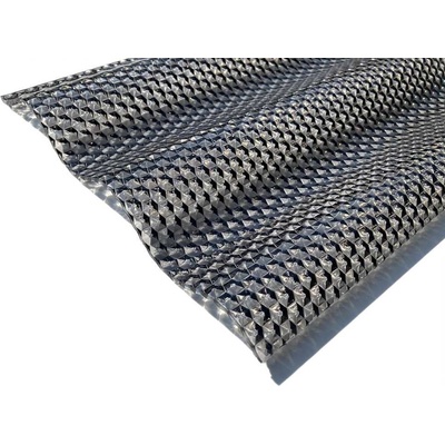 Palram Vlnitá polykarbonátová deska 76/18 se strukturou včelí plástev Suntuf 1045 x 5000 mm šedá