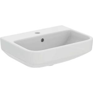 Ideal Standard i. Life S - Умивалник 50x37 см, с преливник, отвор за смесител, бял T458501 (T458501)