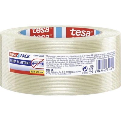Tesa ULTRA RESISTANT vláknitá lepiaca páska PACK® priehľadná 50 m x 50 mm