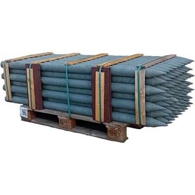 Kůl z recyklovaného plastu pro elektrické ohradníky - délka 180 cm/průměr 7,5 cm - paleta 60 ks