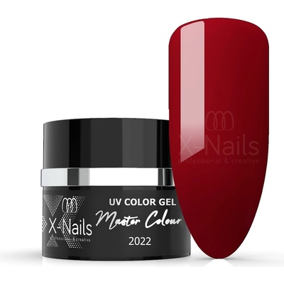 X Nails bezvýpotkový UV/LED gel Master Line CARMINE 5 ml