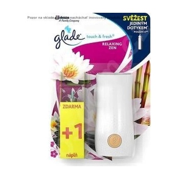 Glade Touch & Fresh Japonská záhrada osviežovač vzduchu strojček + meniteľná náplň 2 x 10 ml