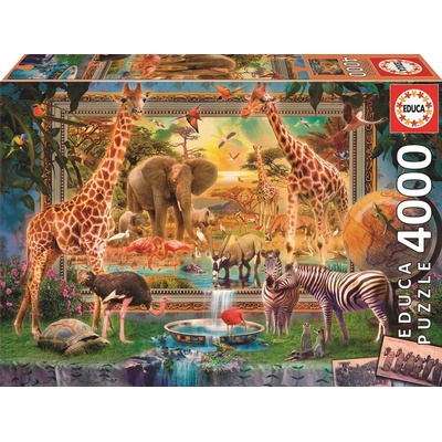 Educa Edu19285 Саваната оживява - пъзел 4000 части