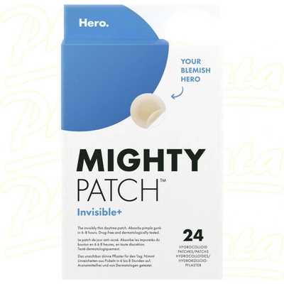 Hero. Mighty Patch INVISIBLE+ náplasti 24 ks light