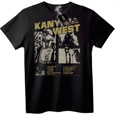 NOONEBRAND Тениска Kanye West Yeezus Албум - XL, White