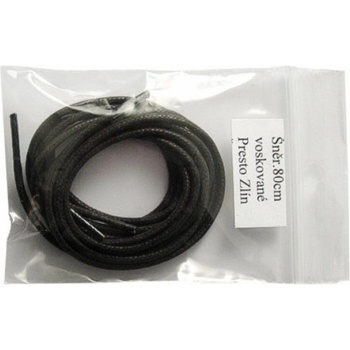 Presto okrúhle tenké voskované čierne