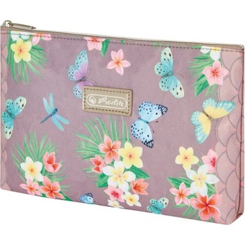 Herlitz Ученически несесер празен, плосък ladylike Butterflies - Herlitz