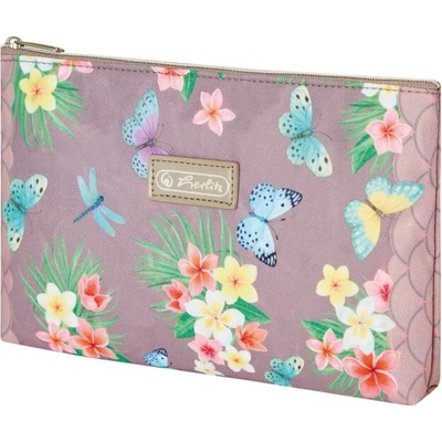 Herlitz Ученически несесер празен, плосък ladylike Butterflies - Herlitz