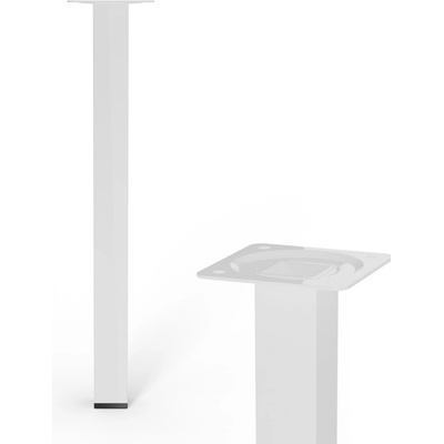 Walteco Nábytková noha hranatá 25x25x300 mm bílá 50158 – Zboží Mobilmania