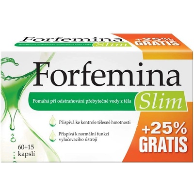 Forfemina Slim odvodnění těla 75 kapslí