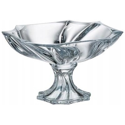 Crystalite Bohemia Salátová Mísa na noze Neptun 33 cm