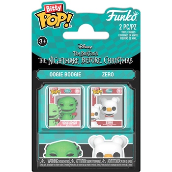 Funko Комплект мини фигури Funko Bitty POP! Disney: The Nightmare Before Christmas - Oogie & Zero (104578)