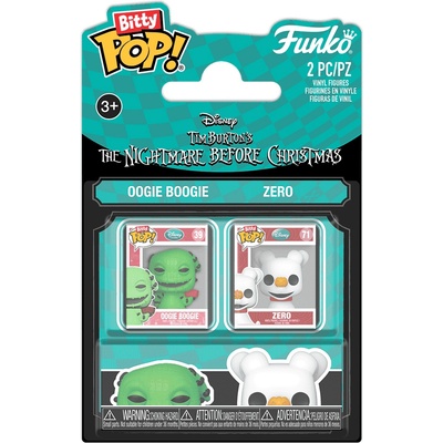 Funko Комплект мини фигури Funko Bitty POP! Disney: The Nightmare Before Christmas - Oogie & Zero (104578)