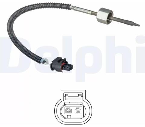 DELPHI Čidlo teploty výfukových plynů DF TS30266