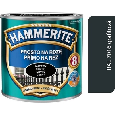 Hammerite priamo na hrdzu 0,7L matný grafit